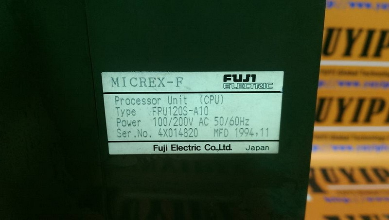 FUJI MICREX-F FPU120S-A10 CPU POCESSOR UNIT MODULE - PLC DCS FUJI MICREX-F FPU120S-A10 CPU POCESSOR UNIT MODULE - PLC DCS